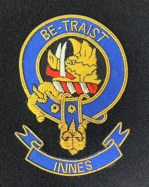 Innes Scottish Clan Embroidered Crest