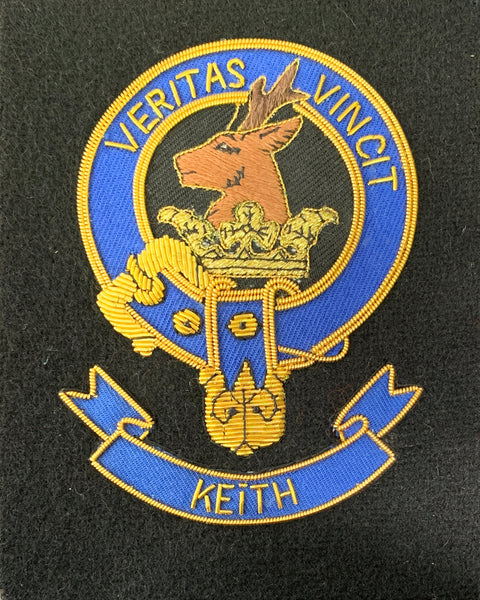 Keith Scottish Clan Embroidered Crest