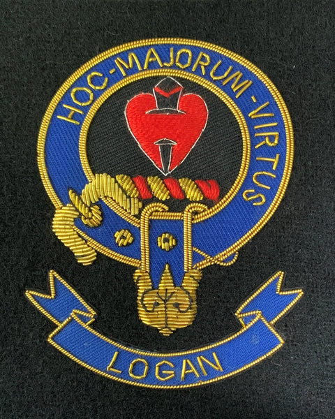 Logan Scottish Clan Embroidered Crest