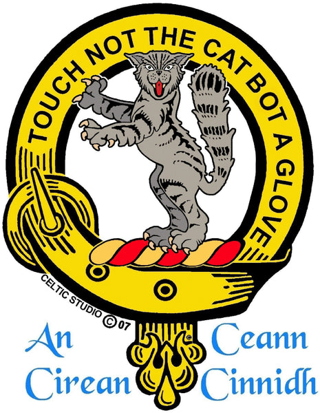 MacIntosh Scottish Clan Embroidered Crest