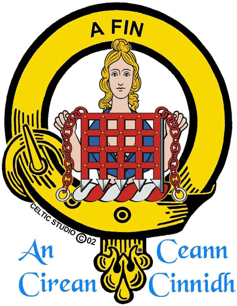 Ogilvy Scottish Clan Embroidered Crest