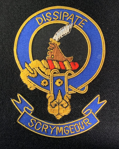 Scrymgeour Scottish Clan Embroidered Crest
