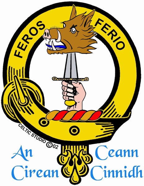 Chisholm Scottish Clan Crest Money Clip