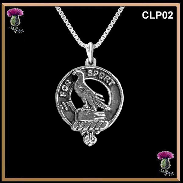 Clelland Clan Crest Scottish Pendant CLP02