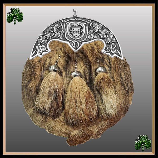 McAuliffe Irish Coat of Arms Dress Fur Sporran