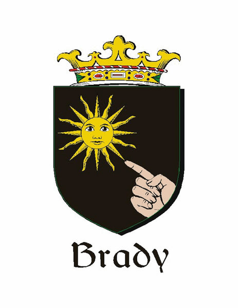 Brady Irish Coat of Arms Embroidered Crest