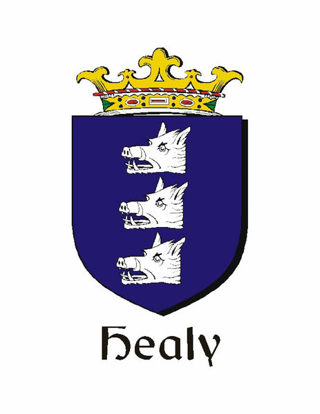 Healy Irish Coat of Arms Embroidered Crest