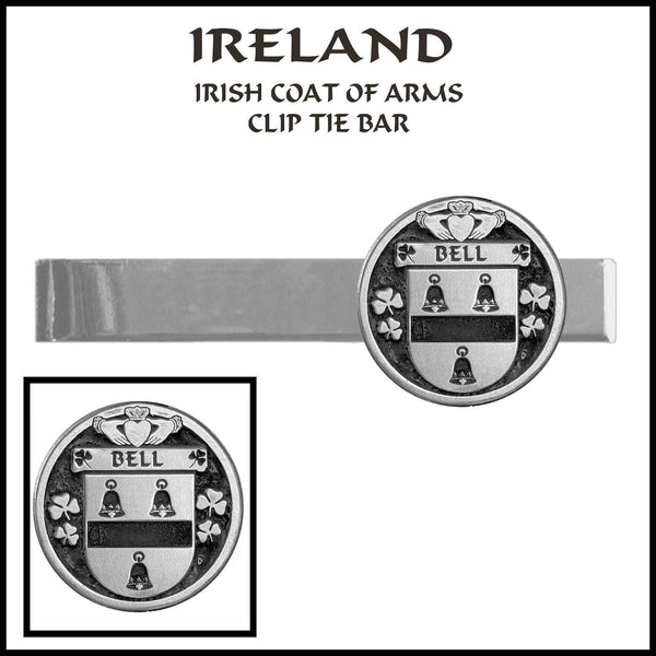 Bell Irish Coat of Arms Clip Tie Bar - ICTB10