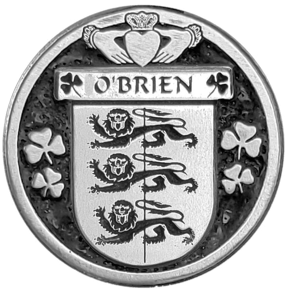O'Brien Irish Coat of Arms Clip Tie Bar