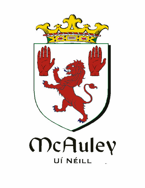 McCauley Irish Coat of Arms Clip Tie Bar - ICTB10