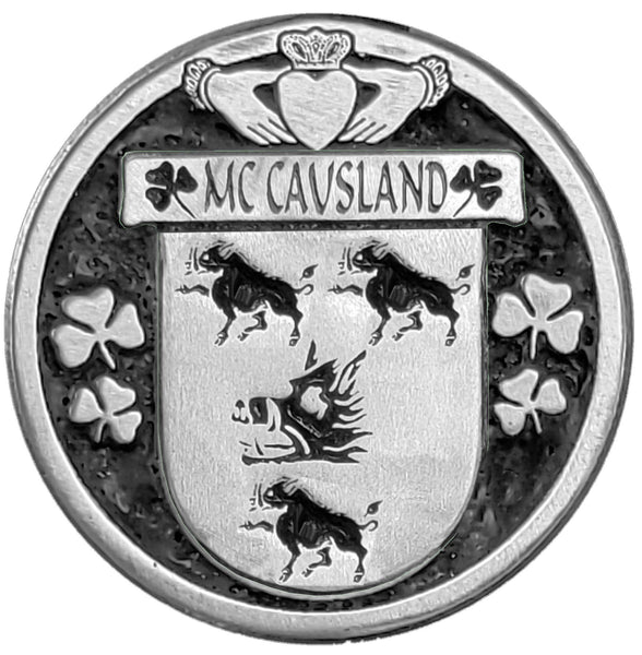 McCausland Irish Coat of Arms Clip Tie Bar - ICTB10