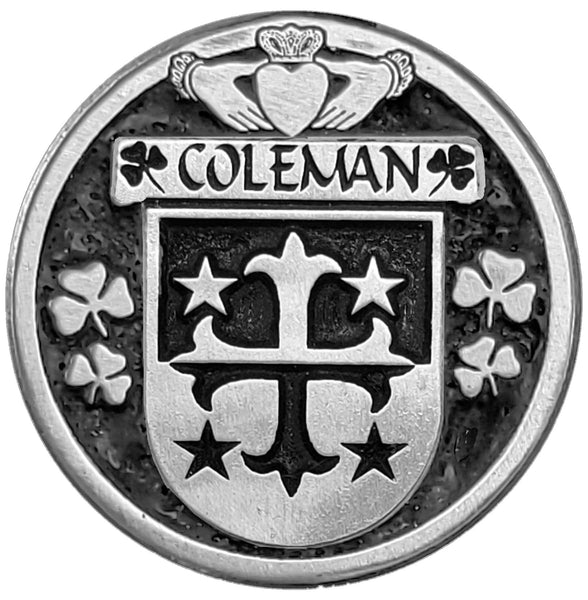 Coleman Irish Coat of Arms Clip Tie Bar - ICTB10