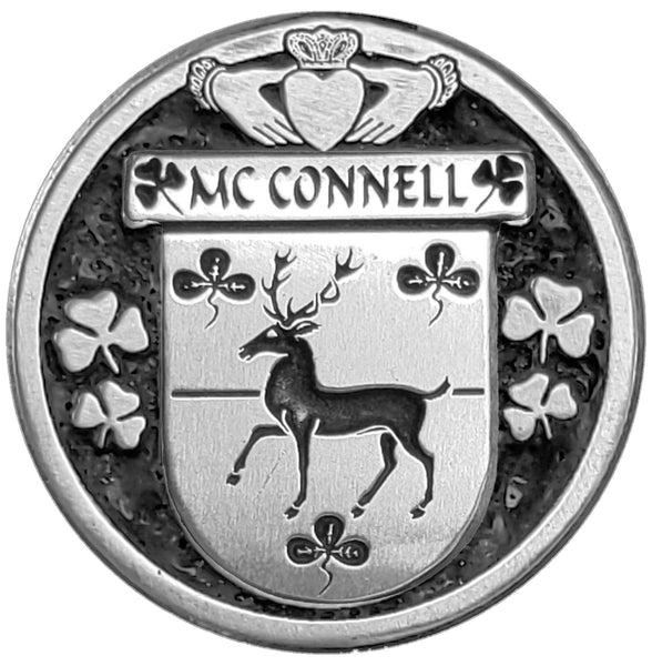 McConnell Irish Coat of Arms Clip Tie Bar - ICTB10