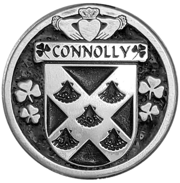 Connolly Irish Coat of Arms Clip Tie Bar - ICTB10