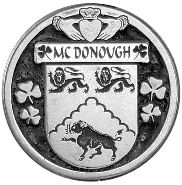 McDonough Irish Coat of Arms Clip Tie Bar - ICTB10