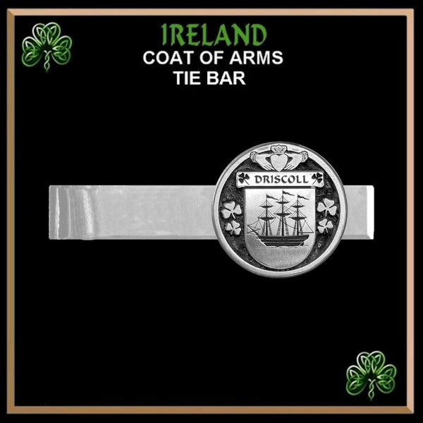 Driscoll Irish Coat of Arms Clip Tie Bar - ICTB10