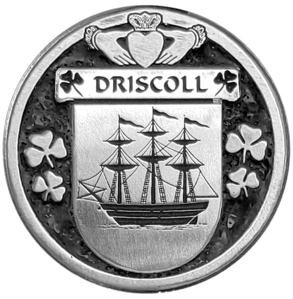 Driscoll Irish Coat of Arms Clip Tie Bar - ICTB10