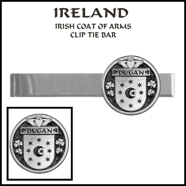 Dugan Irish Coat of Arms Clip Tie Bar - ICTB10