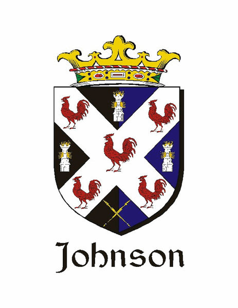 Johnson Irish Coat of Arms Clip Tie Bar - ICTB10