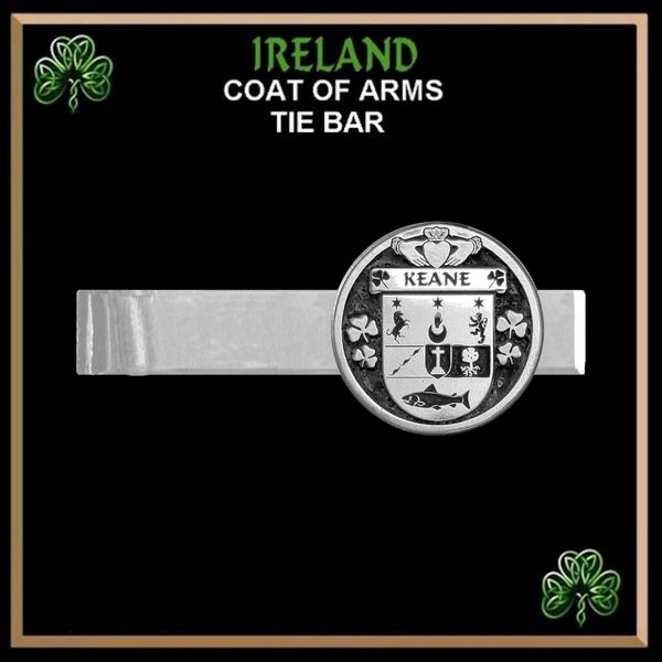 Keane Irish Coat of Arms Clip Tie Bar - ICTB10