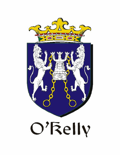 Kelly Irish Coat of Arms Clip Tie Bar