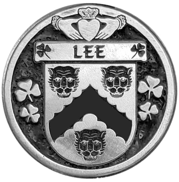 Lee Irish Coat of Arms Clip Tie Bar - ICTB10