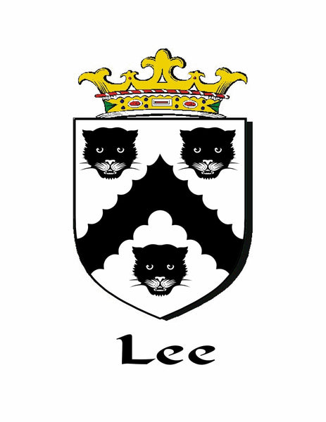 Lee Irish Coat of Arms Clip Tie Bar - ICTB10
