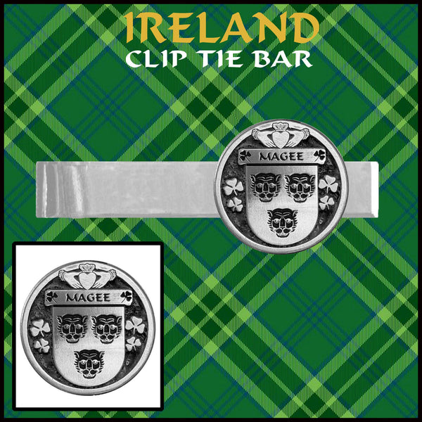 Magee Irish Coat of Arms Clip Tie Bar - ICTB10
