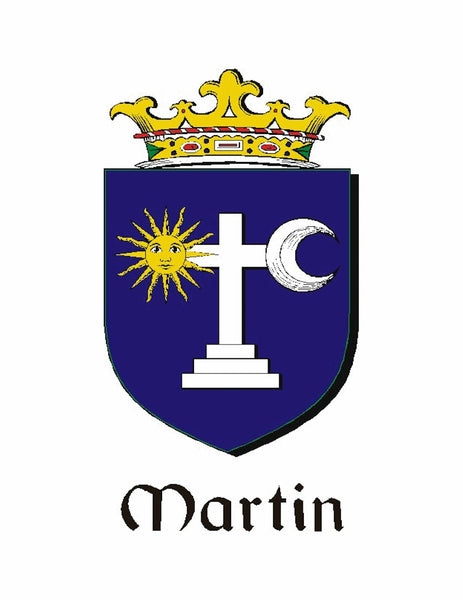 Martin Irish Coat of Arms Clip Tie Bar - ICTB10
