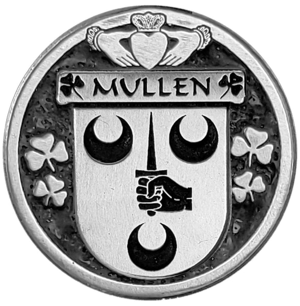 Mullen Irish Coat of Arms Clip Tie Bar - ICTB10