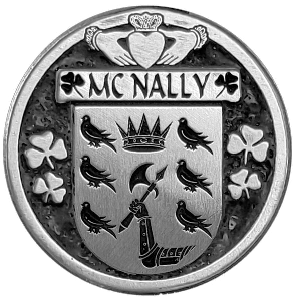 McNally Irish Coat of Arms Clip Tie Bar - ICTB10