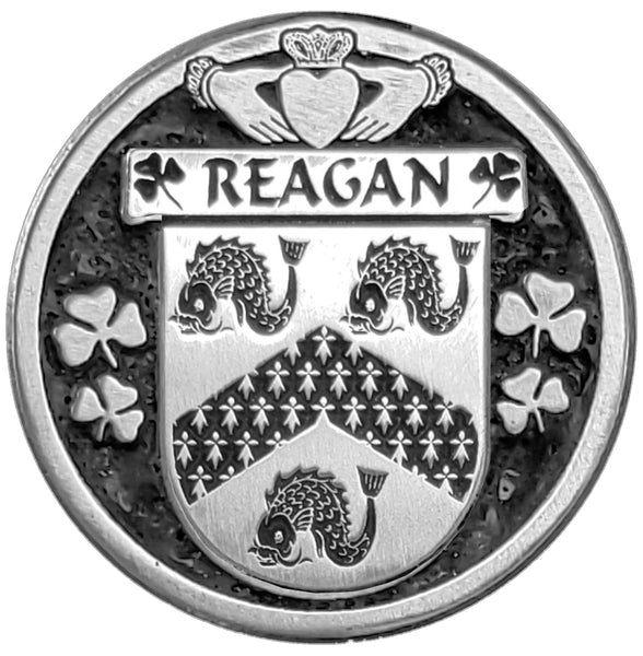 Reagan Irish Coat of Arms Clip Tie Bar - ICTB10