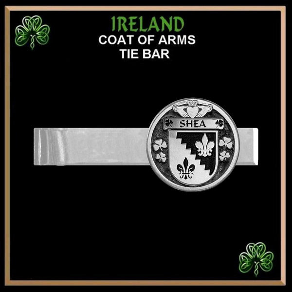 Shea Irish Coat of Arms Clip Tie Bar - ICTB10