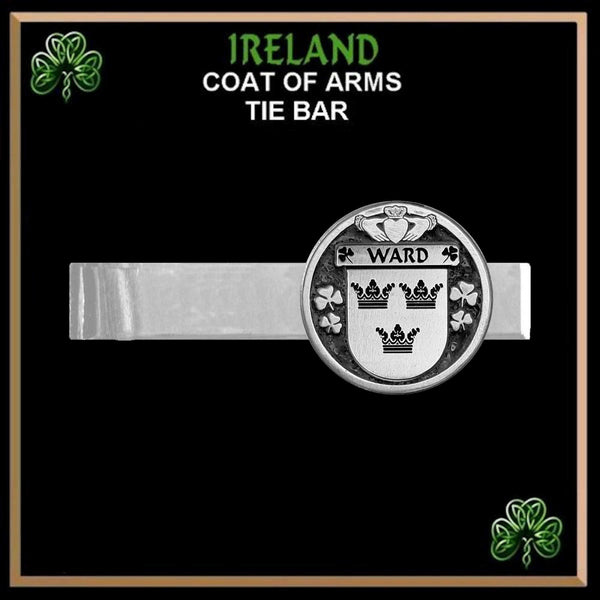 Ward Irish Coat of Arms Clip Tie Bar - ICTB10