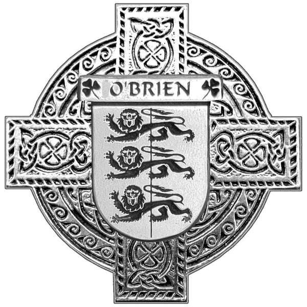 O'Brien Irish Coat of Arms Interlace Kilt Buckle