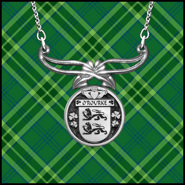 O'Rourke Irish Disk Rennie Mackintosh Style Pendant IPRM