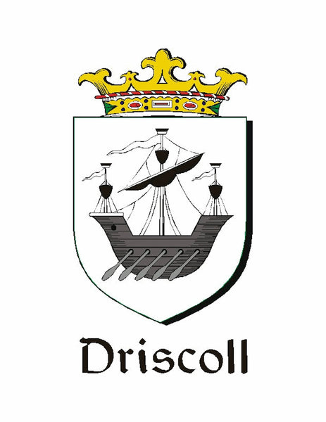 Driscoll Irish Coat of Arms Embroidered Crest