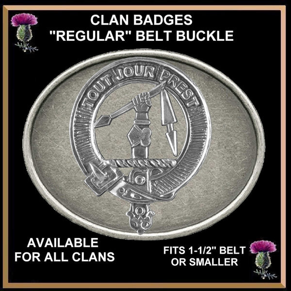 Carmichael Clan Crest Regular Buckle