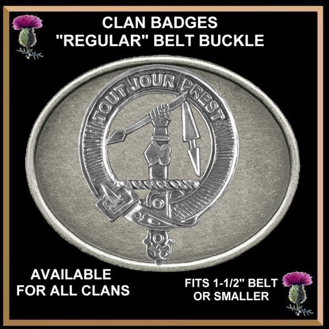 Carmichael Clan Crest Regular Buckle
