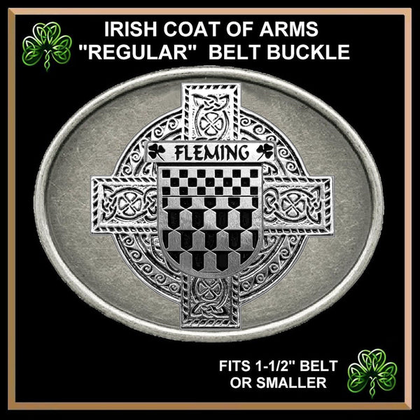 Fleming Irish Coat of Arms Regular Buckle