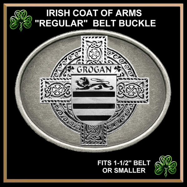 Grogan Irish Coat of Arms Regular Buckle
