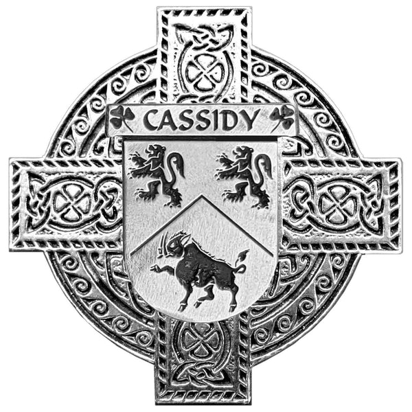 Cassidy Irish Celtic Cross Round Flask 5 oz