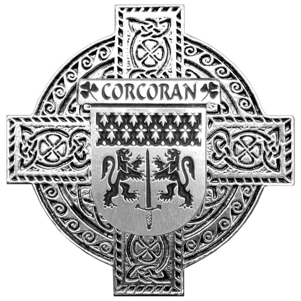 Corcoran Irish Celtic Cross Round Flask 5 oz