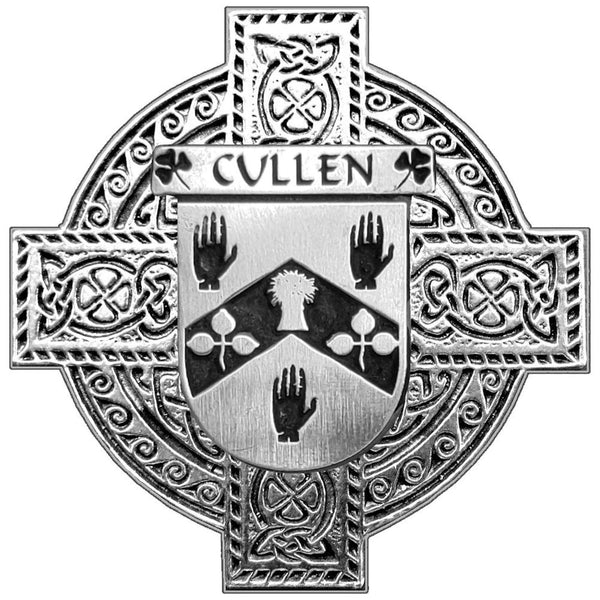 Cullen Irish Celtic Cross Round Flask 5 oz