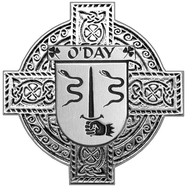 O'Day Irish Celtic Cross Round Flask 5 oz