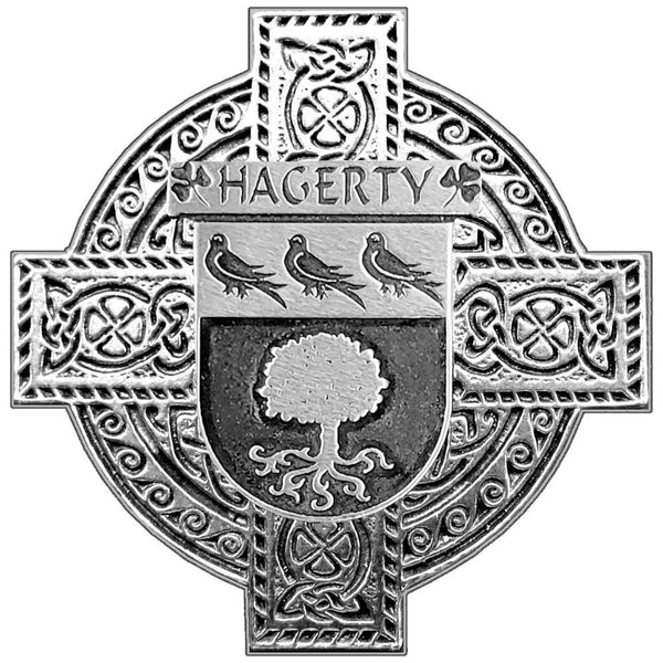 Hagerty Irish Celtic Cross Round Flask 5 oz