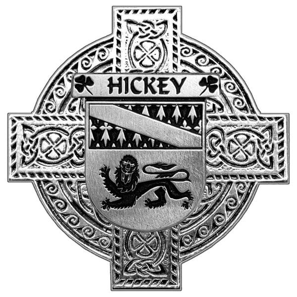 Hickey Irish Celtic Cross Round Flask 5 oz