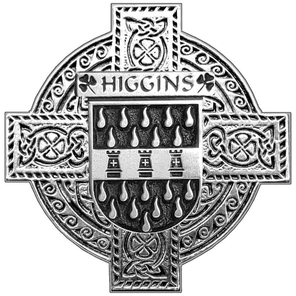 Higgins Irish Celtic Cross Round Flask 5 oz