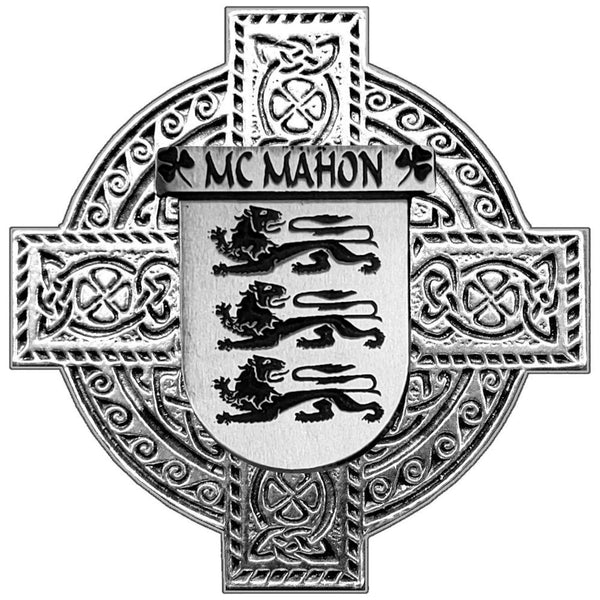 McMahon Irish Celtic Cross Round Flask 5 oz