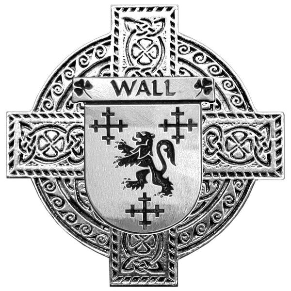 Wall Cross Round Flask 5 oz - All Irish Families